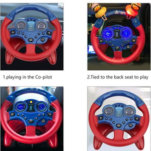 اسباب بازی فرمان ماشین موزیکال با قابلیت اتصال به داشبورد Car Steering Wheels_اسباب بازی